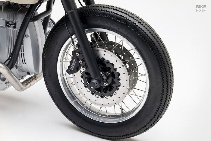 Garpu depan standar tapi pelek dan pengeremannya baru