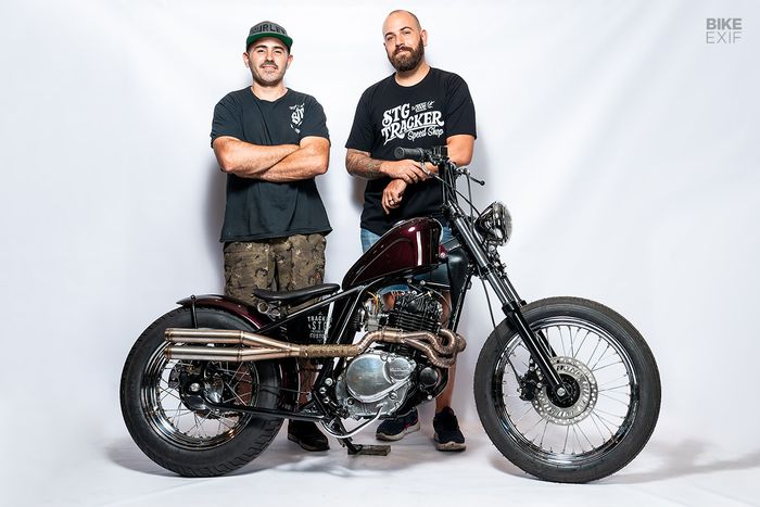 Suzuki GN250 bobber hardtail yang istimewa