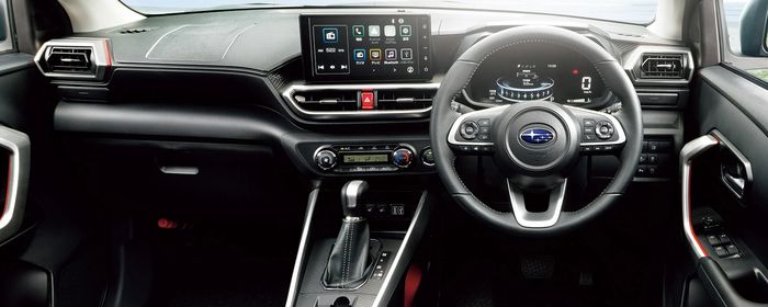 Interior Subaru Rex.