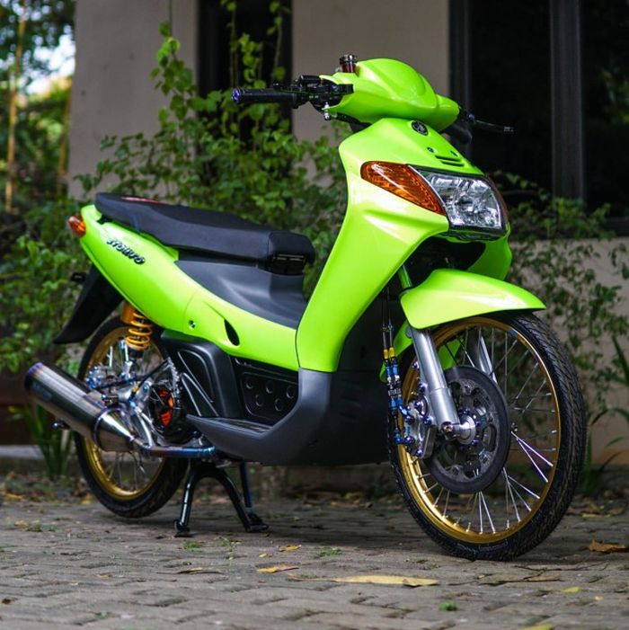 Modifikasi Yamaha Nouvo lele yang sangar