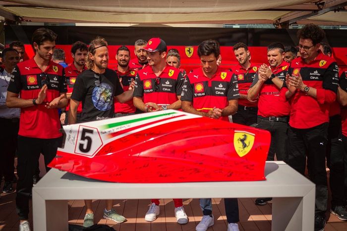 Sebastian Vettel dapat kado spesial di F1 Abu Dhabi 2022