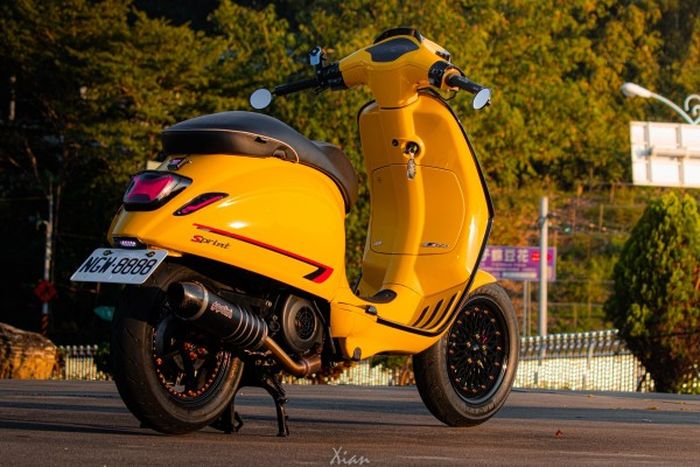Modifikasi Vespa Sprint yang keren