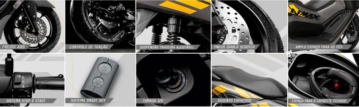 Fitur Yamaha NMAX 160 Brasil