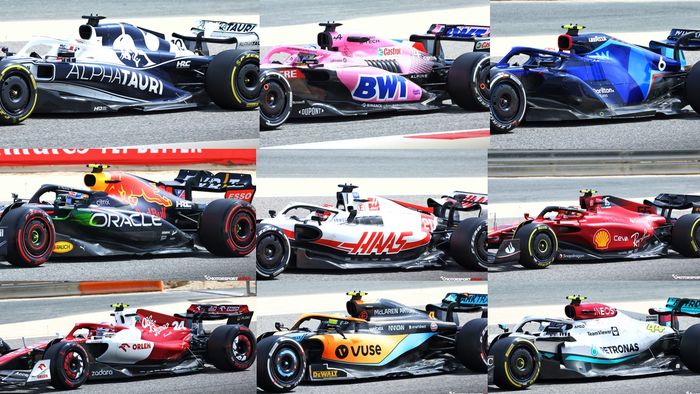 Beda sidepod masing-masing mobil F1 2022