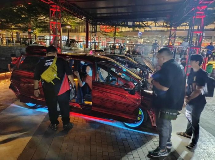 Proses penjurian Mitsubishi Xpander milik Dawank