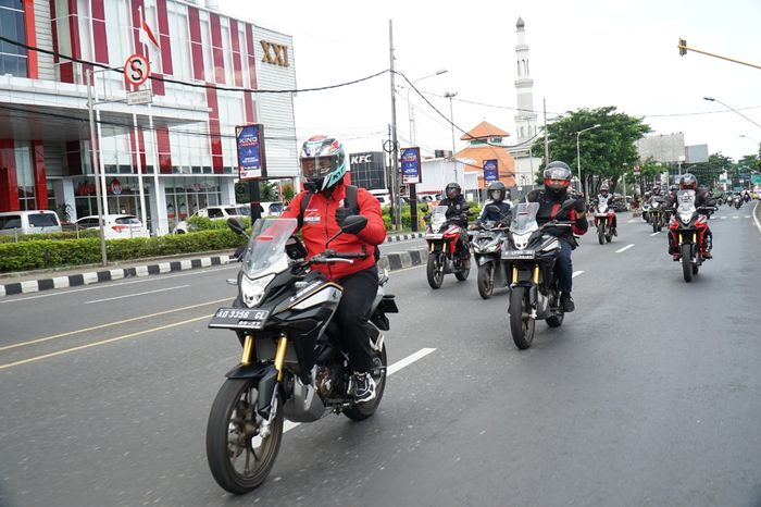 Keseruan Fun Ride Challenges Honda CB150X Jawa Tengah