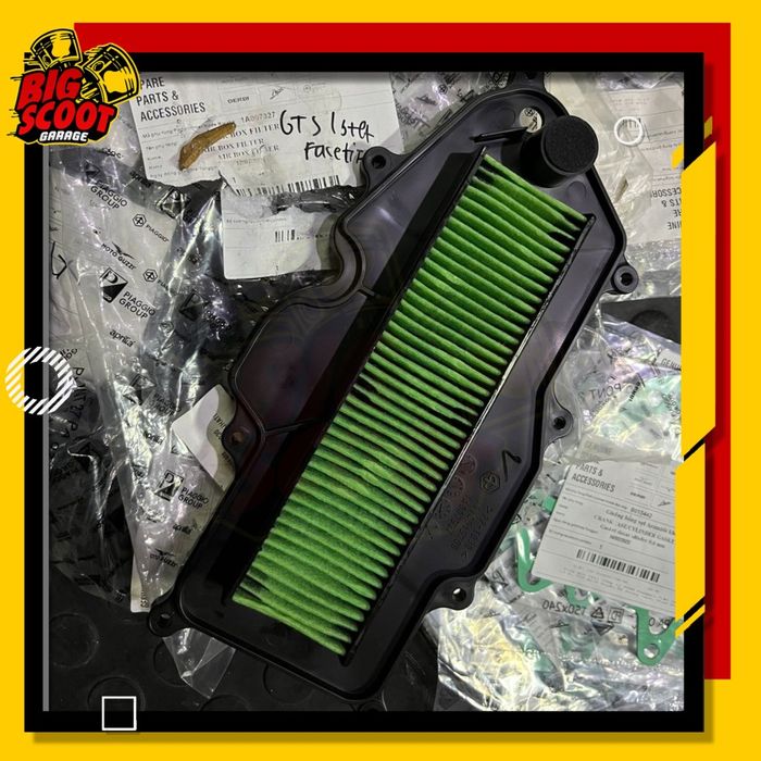 Ilustrasi filter udara Vespa GTS