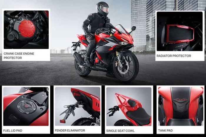6 Aksesori resmi plug and play untuk Honda CBR150R