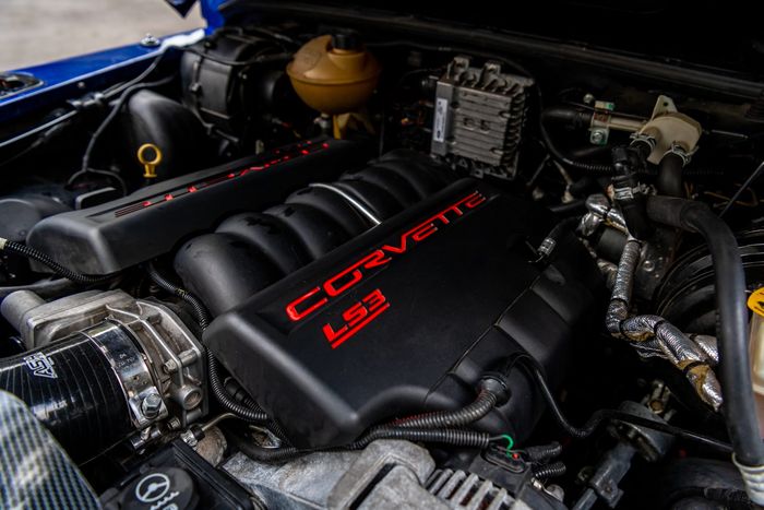 Mesin comot milik Chevrolet Corvette LS3 berkapasitas 6.200cc V8 bertenaga 430 dk