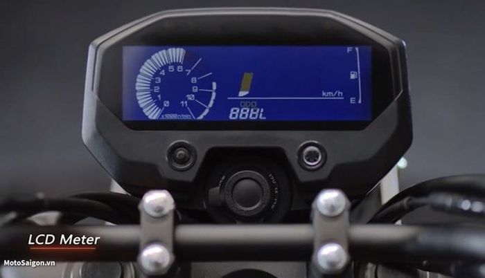 panel instrumen digital Yamaha FZ-X.