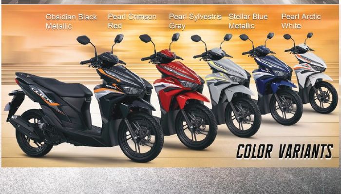 Pilihan warna New Honda Click 125 Filipina