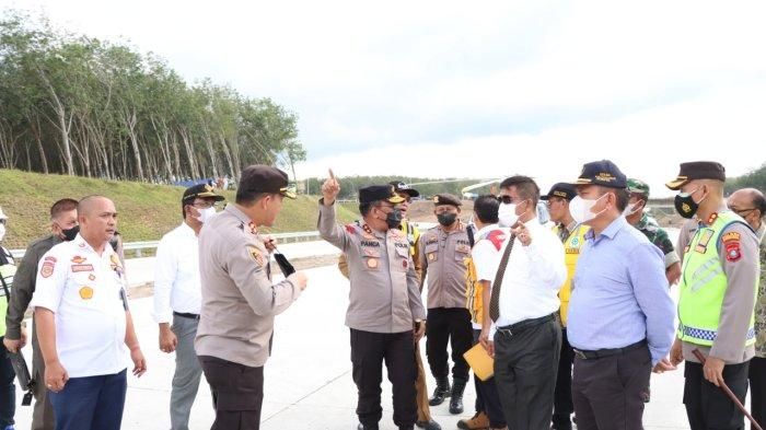 Kapolda Sumatera Utara, Irjen Pol Panca Putra Simanjuntak tinjau kesiapan ruas tol Sinaksak-Dolok Merawan