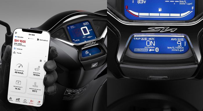 Honda SH160i bisa terhubung smartphone dan punya fitur HSTC