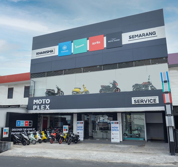 Dealer Premium Motoplex 4 Brand Kharisma Semarang yang diresmikan PT Piaggio Indonesia