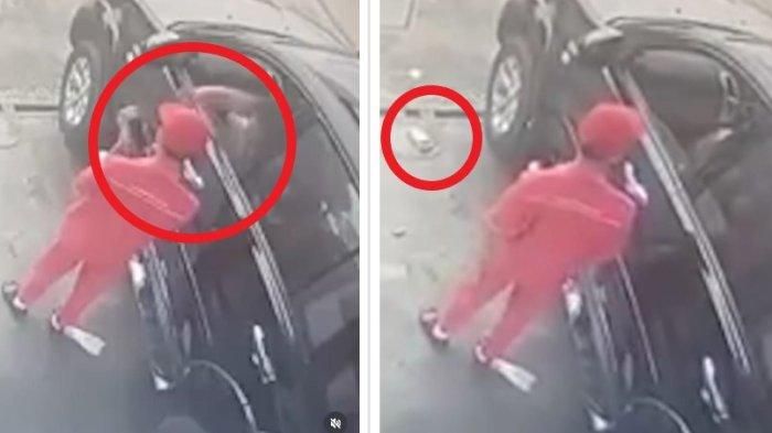 Penumpang Pajero Sport pukul lat EDC milik petugas SPBU saat mau isi bbm subsidi