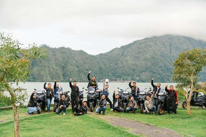 Motor nikmat dengan teman-teman asyik membuat Tour de Bali semakin tidak terlupakan