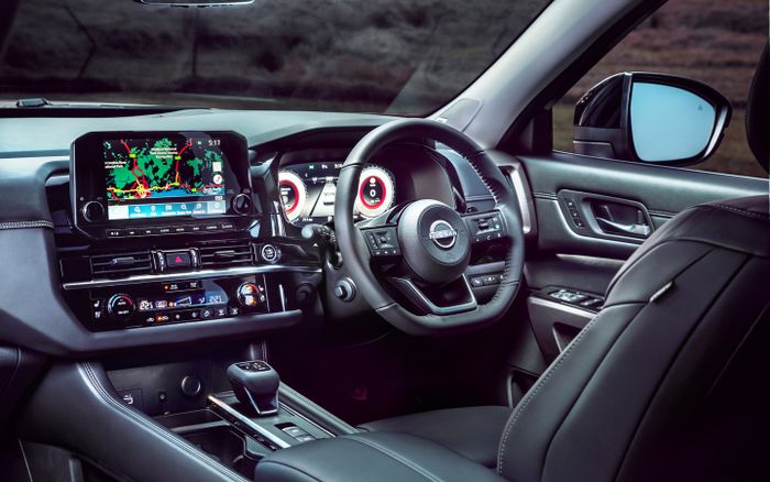 Interior Nissan Pathfinder.