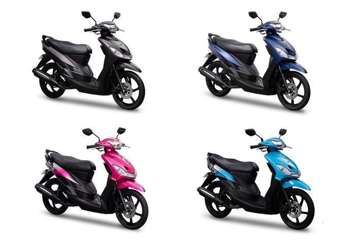 Pilihan warna Yamaha Mio Sporty versi Filipina.