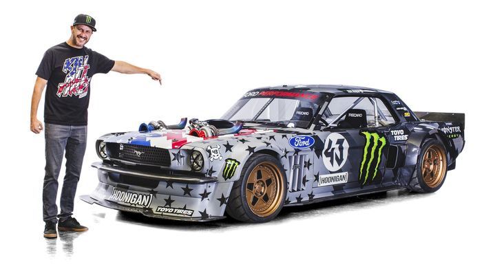 Salah satu mobil favorit Ken Block, Ford Mustang Hoonicorn RTR V2