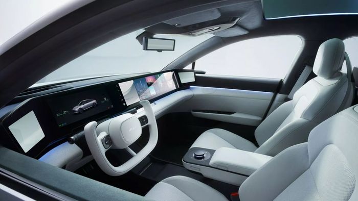 Interior mobil konsep AFEELA memiliki teknologi turunan dari Sony Vision-S.
