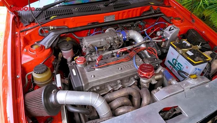 Pasang mesin 1.300 cc turbocharge in-line 4E-FTE