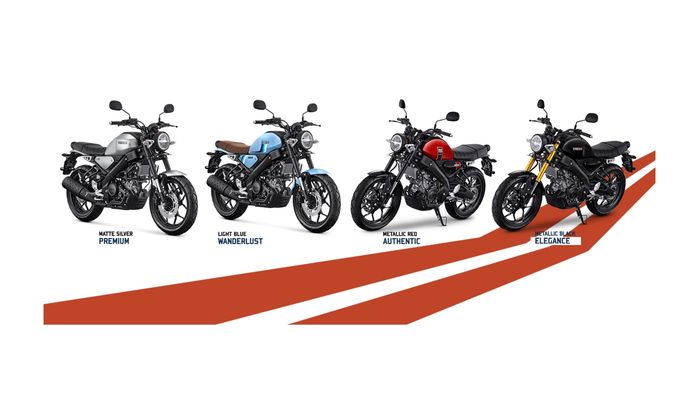 Empat pilihan warna baru Yamaha XSR 155