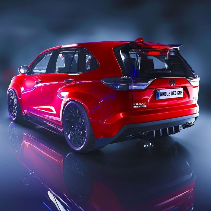 Modifikasi digital (digimods) Toyota Kijang Innova Zenix karya @bimbledesigns
