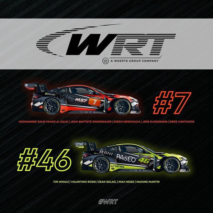 Line up tim WRT di Dubai 24 Hours