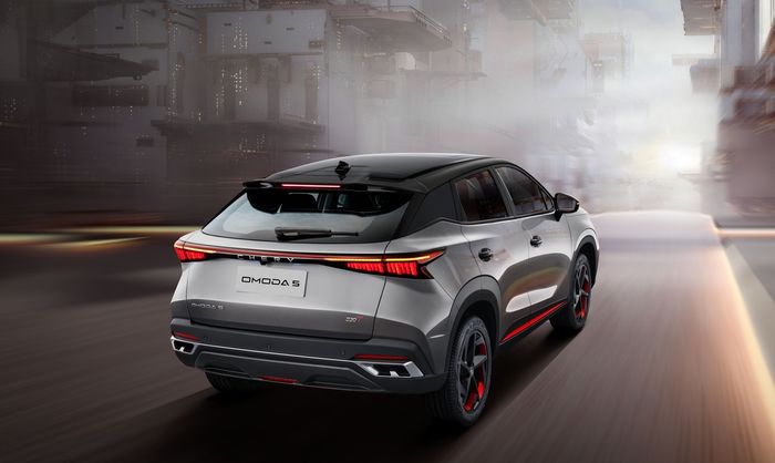 Chery Omoda 5, tampak belakang