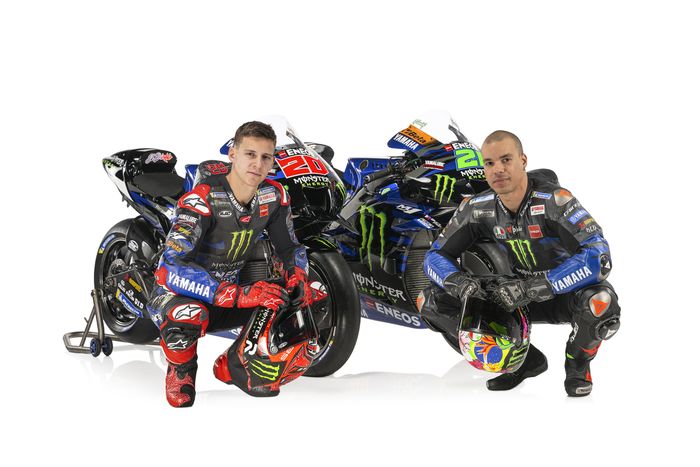 Livery baru tim Monster Energy Yamaha MotoGP 2023