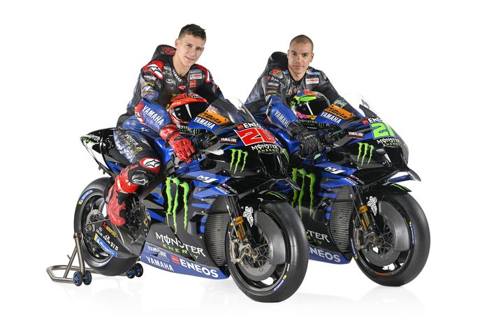 Livery baru tim Monster Energy Yamaha MotoGP 2023