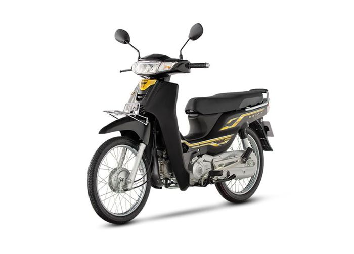 detail tampilan Honda Dream 2023, mirip banget sama Honda Kirana yang pernah mengaspal di Indonesia.