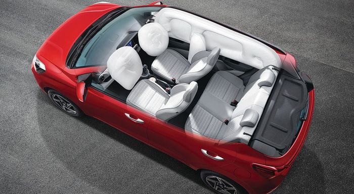 Hyundai Grand i10 NIOS dilengkapi airbag 6 titik.