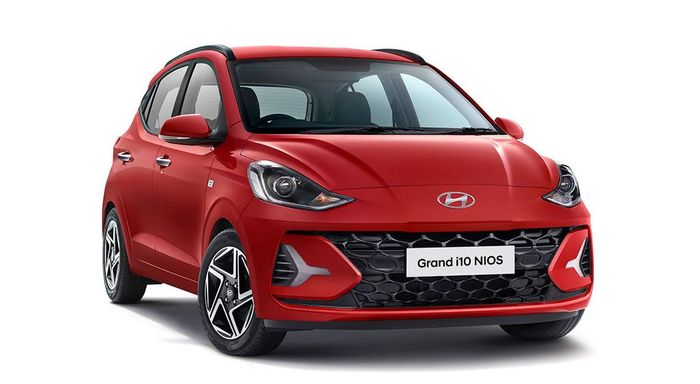 penampakan wajah Hyundai Grand i10 NIOS, mewah dan sporty banget.