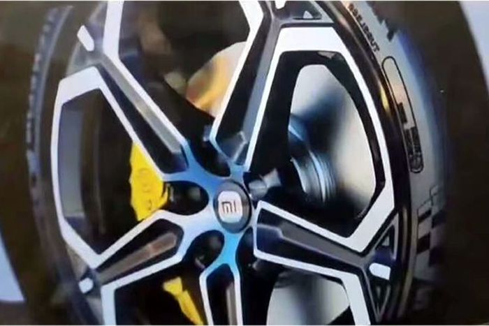 desain pelek mobil listrik Xiaomi