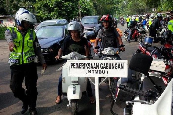 Razia Polisi resmi wajib dilengkapi plang pemberitahuan