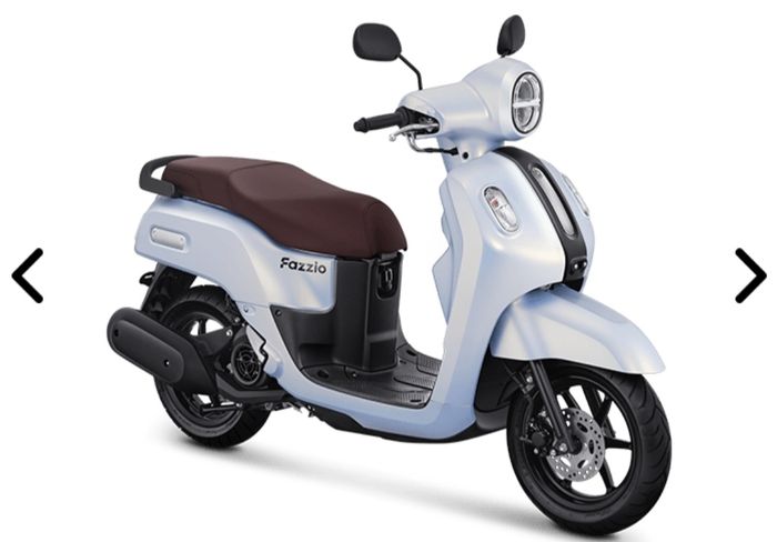 Yamaha Fazzio varian Lux dapat warna baru White Pearl. Tampilan jadi modis dan elegan.