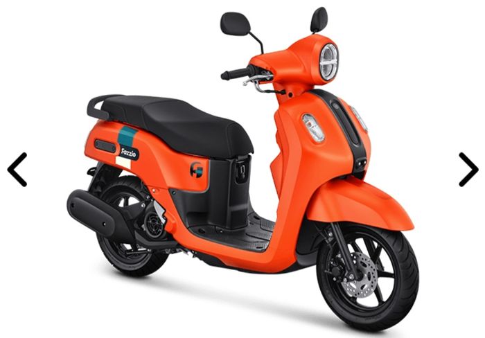Warna Orange Yamaha Fazzio varian Neo, tampang jadi makin segar dan trendi.