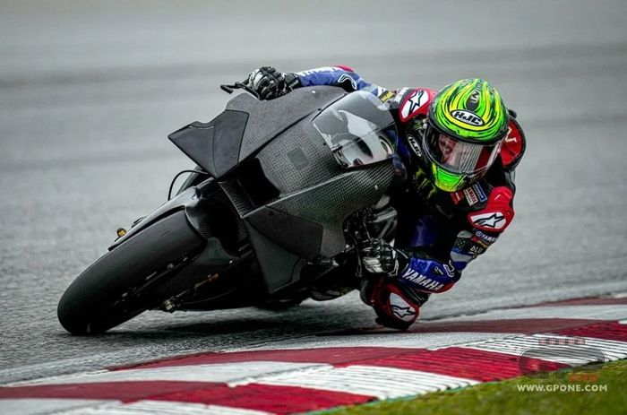 Fairing Yamaha hari kedua tes shakedown MotoGP 2023 di Sirkuit Sepang
