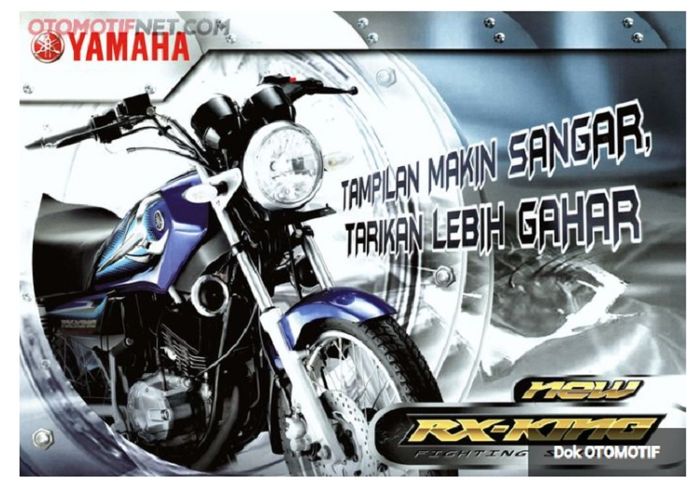 Tampilan Yamaha RX-King generasi terakhir mendapat ubahan 