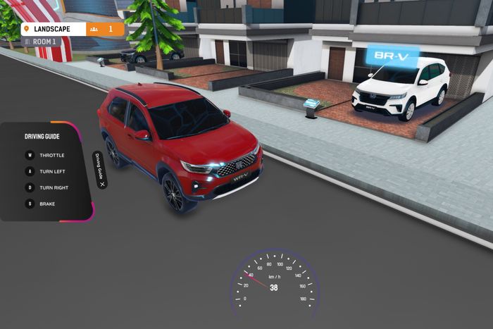 Test drive Honda WR-V bisa dilakukan secara virtual di Honda MetaWorld.