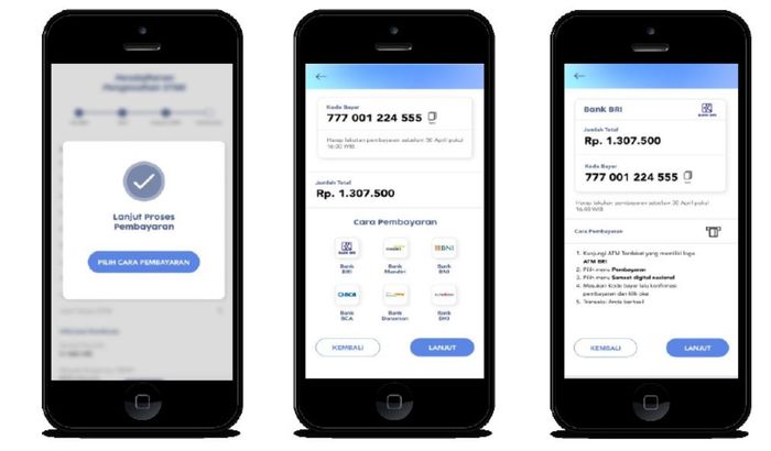 Ilustrasi cara bayar pajak mobil online lewat aplikasi SIGNAL.