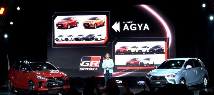 World Premiere peluncuran Toyota Agya baru di Indonesia.