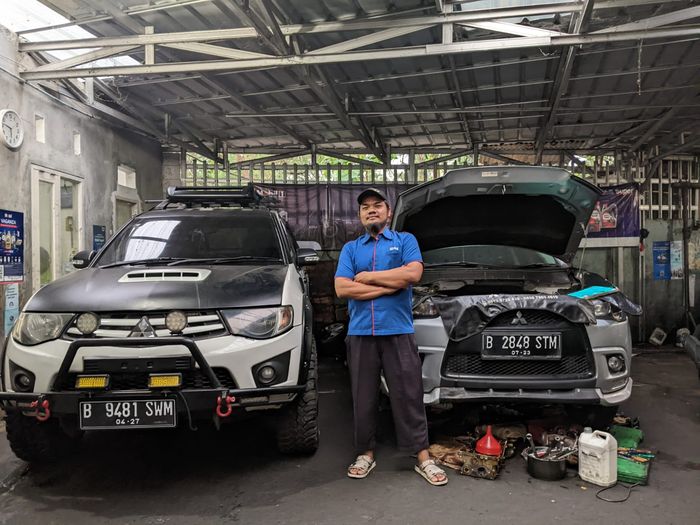 Kirsono, pemilik bengkel spesialis Mitsubishi Berlian Maju Motor