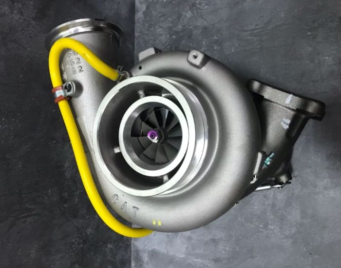 Ilustrasi turbocharger untuk mobil