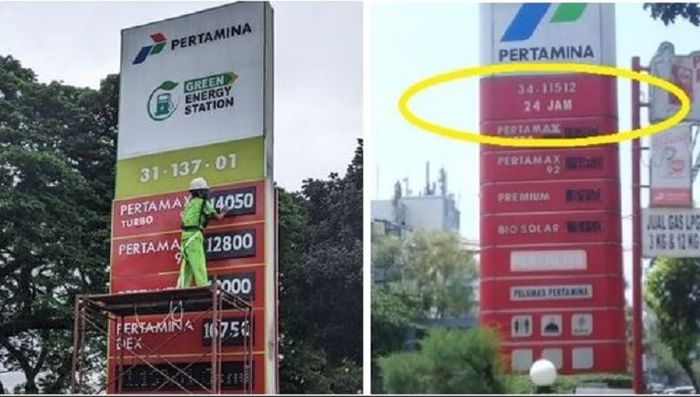 Arti kode angka di plang masuk SPBU Pertamina