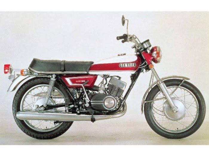 Nenek moyang RX-King, Yamaha RX350 lahir 1970, 7 tahun lebih dulu ketimbang RX100.