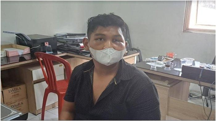 Kevin Dorantes Siagian (19) pelaku maling Mitsubishi Pajero Sport yang berakhir tabrak lari di Pasar Cinde, kota Palembang, Sumsel