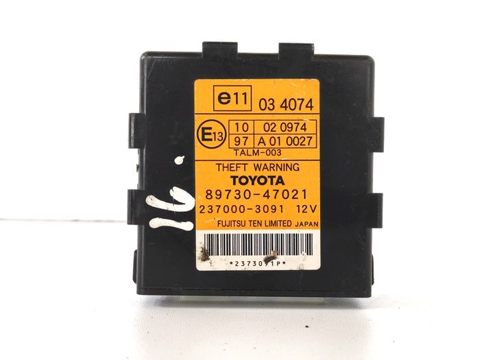 ILUSTRASI. Modul Alarm Toyota Dilengkapi dengan Sensor Getaran