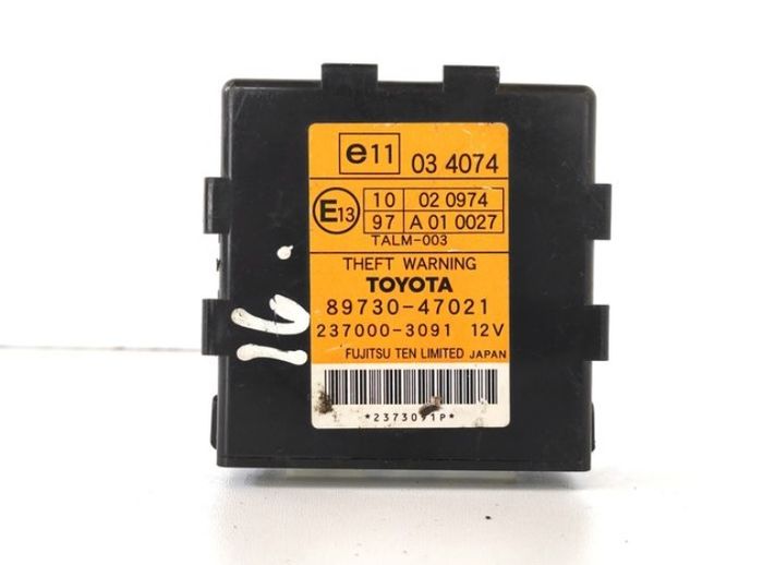 ILUSTRASI. Modul Alarm Toyota Dilengkapi dengan Sensor Getaran.